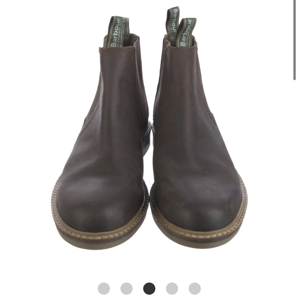 BARBOUR Leather Chelsea Boots Men's Size: UK 7 | US 8